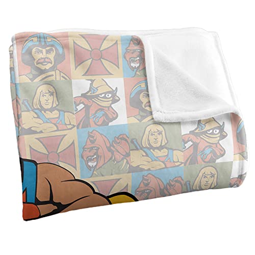 Masters of The Universe Heroes Officially Licensed Silky Touch Super Soft Throw Blanket 50" x 60"