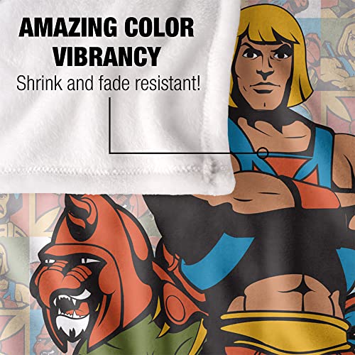 Masters of The Universe Heroes Officially Licensed Silky Touch Super Soft Throw Blanket 50" x 60"