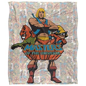 Masters of The Universe Heroes Officially Licensed Silky Touch Super Soft Throw Blanket 50" x 60"