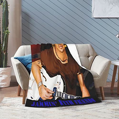 Bret Michaels Jammin' with Friends Blanket Ultra-Soft Micro Fleece Blanket for Couch Bed Car Warm Throw Blanket Suitable for All Season