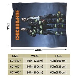 Comfortable Ultra-Soft Micro Fleece Blanket,Kelly Severide Fleece Blankets for Sofa Bed Travel 50"X40"