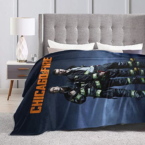 Comfortable Ultra-Soft Micro Fleece Blanket,Kelly Severide Fleece Blankets for Sofa Bed Travel 50"X40"