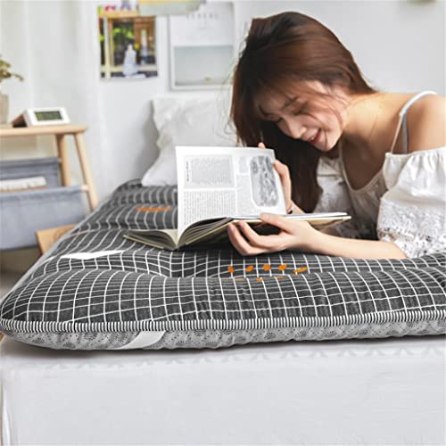 ZPZFDC Medium Thicken Mattress Breathable Foldable Tatami Mat Single Double Suitable for Student Dormitory Bed Mat Mattress (Color : D, Size : 90 x 200cm 1.4kg)