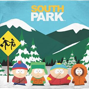 INTIMO South Park Stan Marsh Kyle Broflovski Cartman Kenny McCormick Show Throw Blanket