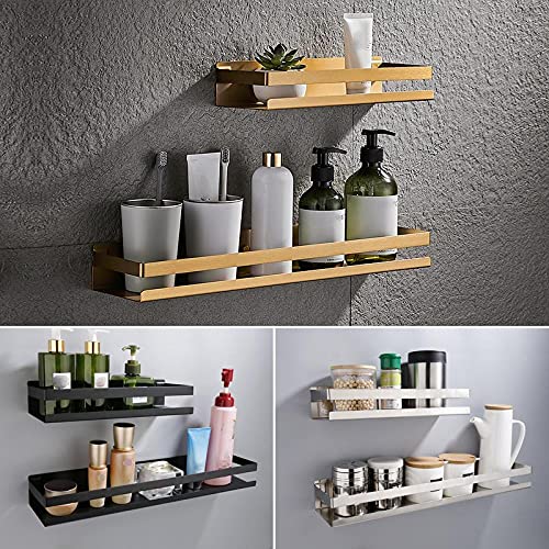 Bathroom Hardware Accessories 20-50cm Modern Brushed Nickel Matte-Bathroom Corner Shelf Kitchen Wall Shelf-20cm