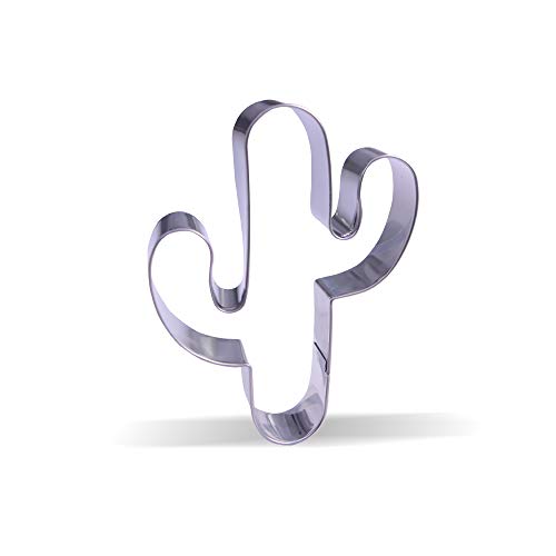 3.8 inch Cactus Cookie Cutter - Stainless Steel