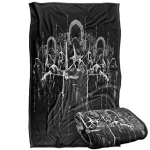 the lord of the rings blanket, 36"x58" the nine silky touch super soft throw blanket