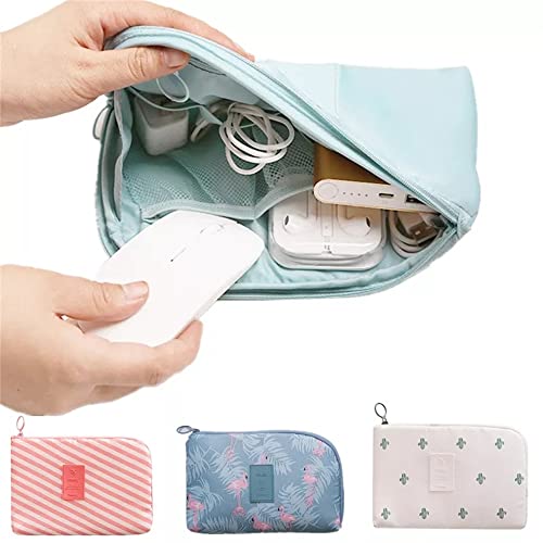 CDYD Storage Box Makeup Bag Cable Bag Portable Digital Organizer Gadget Case Cellphone Charge