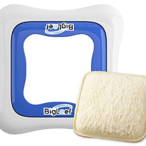 Sandwich Cutter, Sealer and Decruster for Kids - Remove Bread Crust, Make DIY Pocket Sandwiches - Non Toxic, BPA Free, Food Grade Mold - Durable, Portable, Easy to Use (Square)