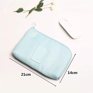 CDYD Cable Bag Portable Digital Organizer Gadget Case Cellphone Charge Storage Box Makeup Bag