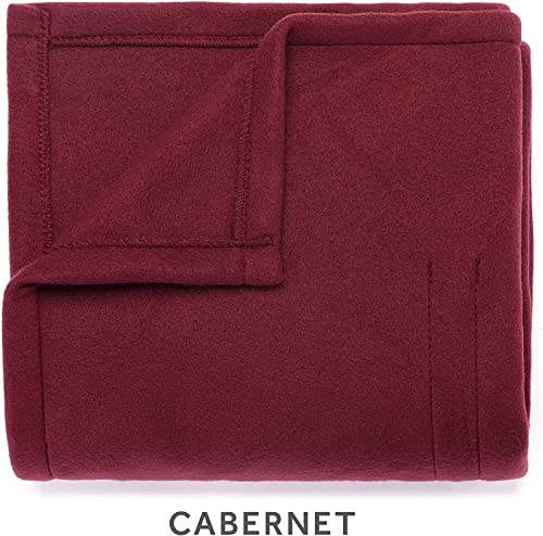 Sunbeam Royal Ultra Cabernet Heated Personal Throw / Blanket, Cozy-Warm, Adjustable Heat Settings