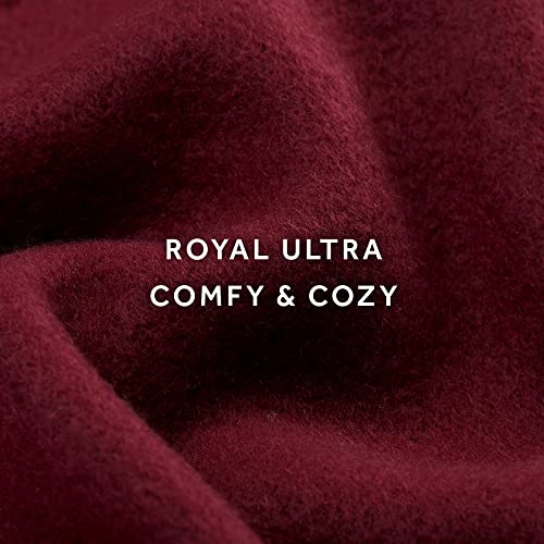 Sunbeam Royal Ultra Cabernet Heated Personal Throw / Blanket, Cozy-Warm, Adjustable Heat Settings