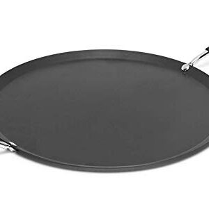 IMUSA USA 11" Nonstick Carbon Steel Comal with Bakelite Handles, Inch, Black