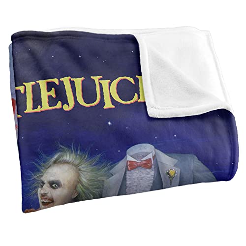 Beetlejuice Poster Silky Touch Super Soft Throw Blanket 36" x 58",Poster