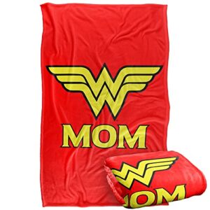 wonder woman wonder mom silky touch super soft throw blanket 36" x 58"