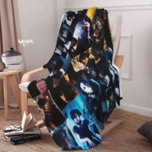 blanket fleece ultra-soft micro throw soft blankets gifts for kids adults sofa bed wednesday