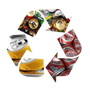 DALAO Aluminum Can Compactor,can crusher,16 oz Metal Can Crusher/Smasher, Crushes Soda Cans,Heavy Duty Metal Wall Mounted Soda Smasher – Eco-Friendly Recycling Tool