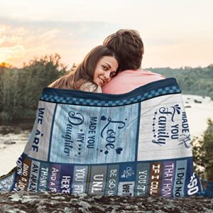 Son in Law Gifts from Mother in Law, Son in Law Gifts, Gifts for Son in Law Throw Blanket 60"x50", Son in Law Birthday Gifts, Son in Law Gift Ideas for Christmas Wedding Anniversary Father's Day