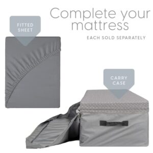 Milliard Premium Folding Mattress, Memory Foam Tri Fold with Waterproof Washable Cover, Twin Size (75"x38"x4)