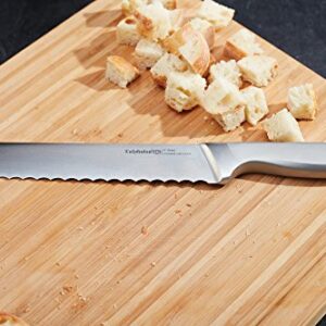 Calphalon Kitchen Knife Set with Self-Sharpening Block, 15-Piece Classic High Carbon Knives