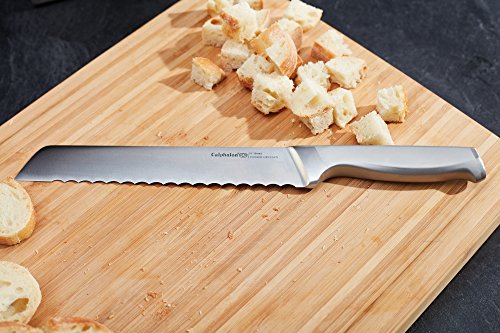 Calphalon Kitchen Knife Set with Self-Sharpening Block, 15-Piece Classic High Carbon Knives