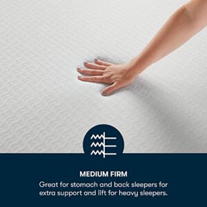 Serta - 8 inch Cooling Gel Memory Foam Mattress, Full Size, Medium-Firm, Supportive, CertiPur-US Certified, 100-Night Trial, Sheer Slumber White