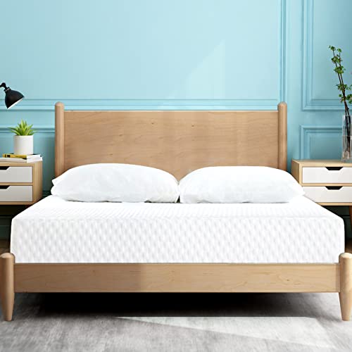 TMEOSK Full Size Mattress, 8inch Gel Memory Foam Mattress, Cooling Gel Infused Mattress Bed in a Box, Medium Firm Feel with Motion Isolating (Full)