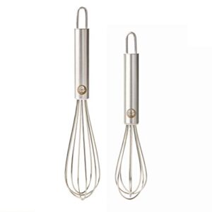 babish 2-piece (5” and 7”) stainless steel tiny whisk set