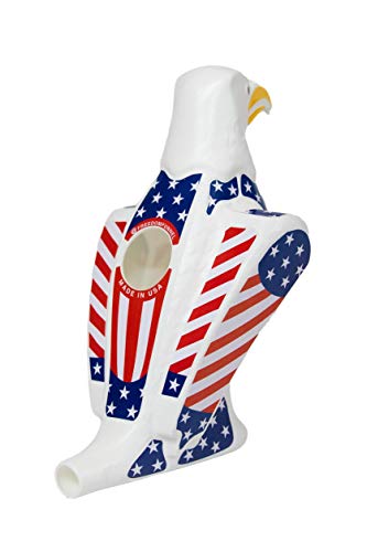 Freedom Funnel Beer Bong - American Eagle Beer Funnel - Patriotic Eagle - Made in USA - College Party Tool - Perfect for Drinking Fast and Loving Your Damn Country - 60 oz Eagle Beer Funnel