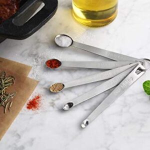 New Star Foodservice 42924 Stainless Steel Measuring Spoons Set, Mini