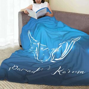 Ramadan Kareem 2023 Blanket Soft Plush for Couch Living Room Blanket Xmas Gift for Kids Adults ,50"x40"