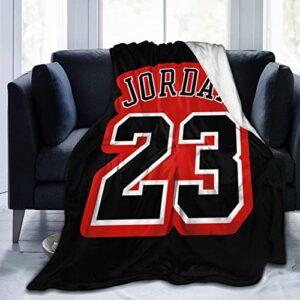 basketball number 23 jordan flannel abstract throw blanket, super soft fleece decorative blanket, sofa bed microfiber blanket