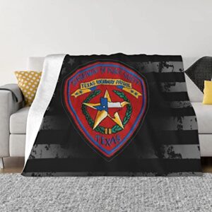 texas highway patrol throw blanket ultra-soft micro fleece blanket cozy warm suitable for living rooms sofa 80"x60"