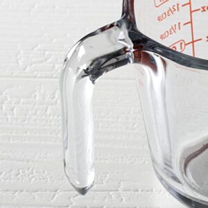 Anchor Hocking Glass Measuring Cup, 4 Pieces, Set Includes 5 oz, 1-cup, 2-cup, 4-cup