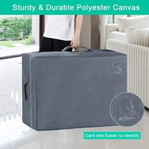 Carry Case for Tri-Fold Mattress 4 inch Twin, Foldable Memory Foam Mattress Case, Sturdy Carrying Bag for 4 inch Twin Trifold Matress, Portable Twin Mattress Cover with 3 Handles (Does Not Fit 6 inch)