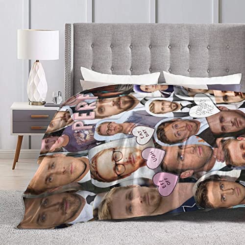 Ryan Gosling Ultra Soft Micro Fleece Blanket All Season Fuzzy Warm Throw Blanket for Sofa Chair Couch Bed