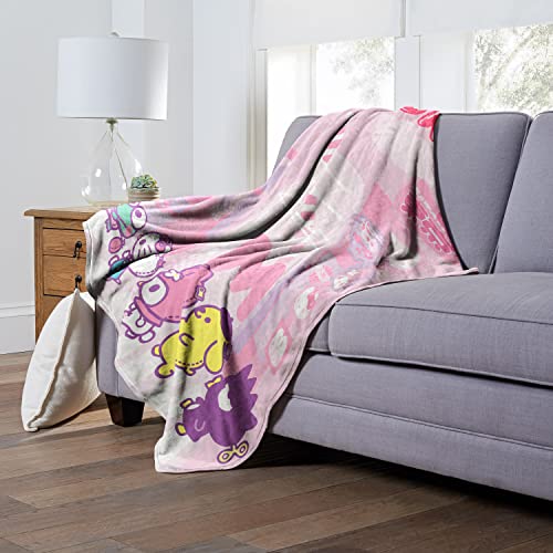 Northwest Sanrio Hello Kitty Silk Touch Throw Blanket, 50" x 60", Kawaii Tokyo