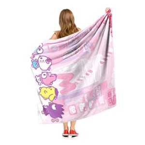 Northwest Sanrio Hello Kitty Silk Touch Throw Blanket, 50" x 60", Kawaii Tokyo