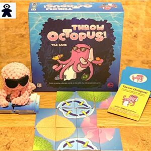 Throw Octopus! Tile Game | Family Board Game | Strategy Game | Puzzle Game | for Kids and Adults of All Ages | Ages 5 and up | 2-5 Players | Made