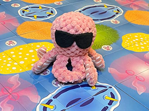 Throw Octopus! Tile Game | Family Board Game | Strategy Game | Puzzle Game | for Kids and Adults of All Ages | Ages 5 and up | 2-5 Players | Made