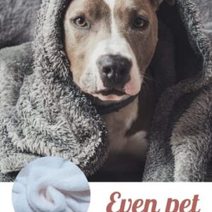 InnoBeta Pitbull Gifts for Pitties Lovers, Pitbull Flannel Blanket Throws for Pitt Dog Mom Dad, 50 x 65 inches, Perfect for Birthday Christmas Thanksgiving Mother's Day