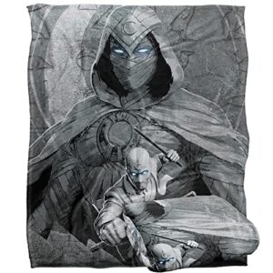 moon knight blanket, 50"x60" moon knight and mr. knight postersilky touch super soft throw blanket