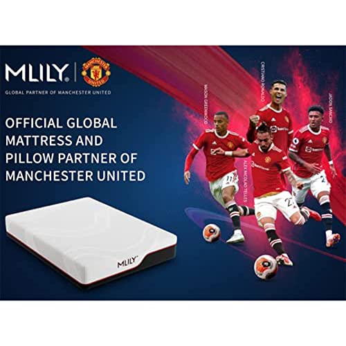 MLILY 12 Inch King Mattress, Manchester United Memory Foam Mattress in a Box Made in USA, Medium Plush, CertiPUR-US Certified