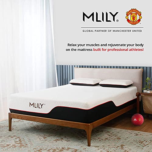 MLILY 12 Inch King Mattress, Manchester United Memory Foam Mattress in a Box Made in USA, Medium Plush, CertiPUR-US Certified