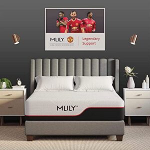 MLILY 12 Inch King Mattress, Manchester United Memory Foam Mattress in a Box Made in USA, Medium Plush, CertiPUR-US Certified