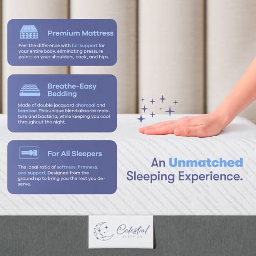 Celestial Sleep Co. Premium Memory Foam Mattress, 10 inch Medium - Twin XL