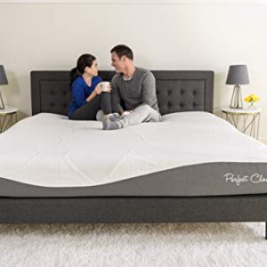 Perfect Cloud Made in The USA UltraPlush Charcoal-Infused 10-inch Memory Foam Mattress - Pressure Relieving - Bed-in-a-Box (Queen)