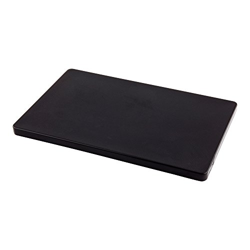 Bar Cutting Board, Food Prep Cutting Board, Bar Prep - 6" x 10" - Black - Premium Plastic - Professional Grade - Non-Slip - 1ct Box - Restaurantware