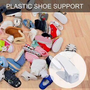 Adjustable Shoe Stacker - Adjustable Double Layer Storage Shoe Organizer Holder - Shoe Storage Holder 3-Level for Kids Shoes Sneakers High Heels Tmay