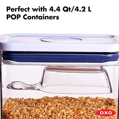 OXO Good Grips POP Container 1/2 Cup Scoop, Clear